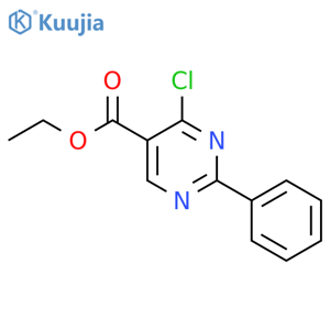 ethyl 4-chloro-2-phenylpyrimidine-5-carboxylate structure