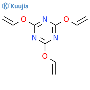 1,3,5-Triazine, 2,4,6-tris(ethenyloxy)- structure