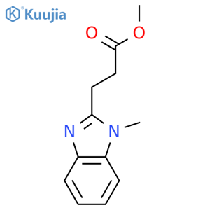 Methyl 3-(1-methyl-1H-benzimidazol-2-yl)propanoate structure