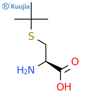 (2R)-2-amino-3-(tert-butylsulfanyl)propanoic acid structure