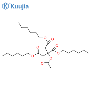 trihexyl O-acetylcitrate structure