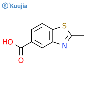 2-methyl-1,3-benzothiazole-5-carboxylic acid structure