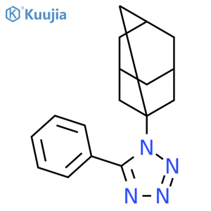 1H-Tetrazole,5-phenyl-1-tricyclo[3.3.1.13,7]dec-1-yl- structure