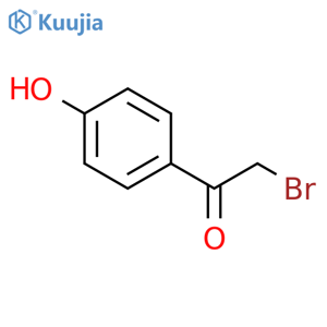 2-Bromo-4'-hydroxyacetophenone structure