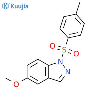 5-Methoxy-1-[(4-methylphenyl)sulfonyl]-1H-indazole structure