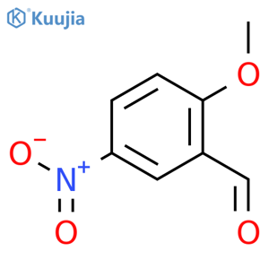 2-Methoxy-5-nitrobenzaldehyde structure