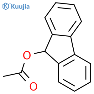 9-Fluorenyl acetate structure