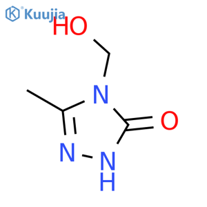 3H-1,2,4-Triazol-3-one,2,4-dihydro-4-(hydroxymethyl)-5-methyl- structure