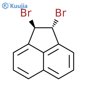 Acenaphthylene, 1,2-dibromo-1,2-dihydro-, (1R,2R)-rel- structure