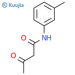 N-(3-methylphenyl)-3-oxobutanamide structure