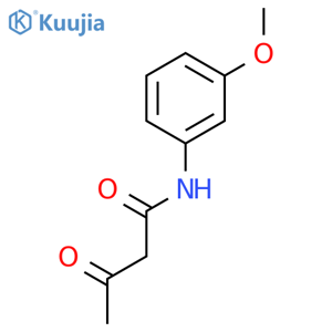 N-(3-methoxyphenyl)-3-oxobutanamide structure