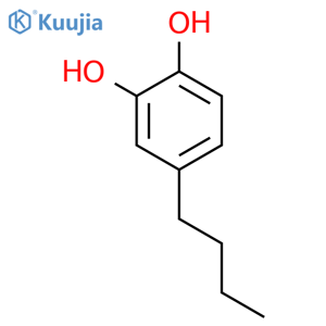 4-Butyl-1,2-dihydroxy benzene structure