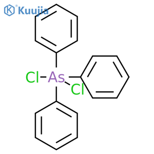 Arsorane, dichlorotriphenyl- structure