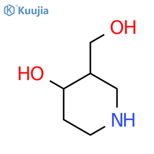 trans-3-(Hydroxymethyl)piperidin-4-ol structure