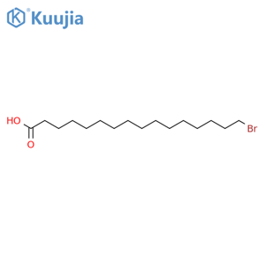 16-Bromohexadecanoic acid structure