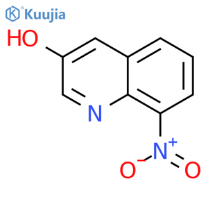 8-Nitro-3-quinolinol structure