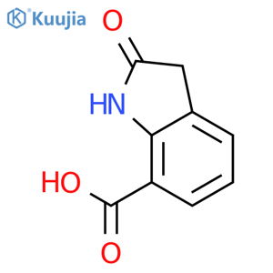 2-oxo-2,3-dihydro-1H-indole-7-carboxylic acid structure