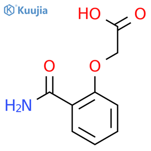 2-(2-carbamoylphenoxy)acetic acid structure