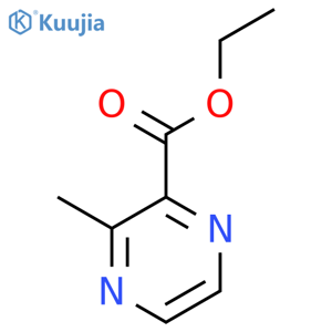 ethyl 3-methylpyrazine-2-carboxylate structure