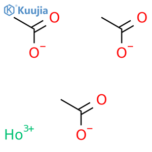 Holmium triacetate structure