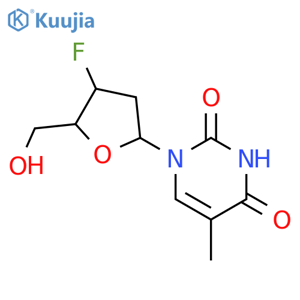 3'-Fluoro-3'-deoxythymidine structure