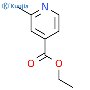 2-methyl-4-Pyridinecarboxylic acid ethyl ester structure