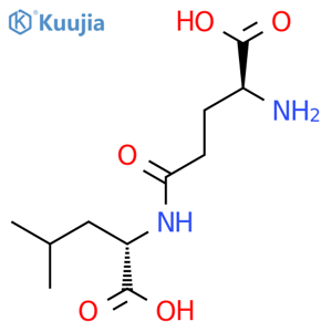 N-L-γ-GLUTAMYL-L-LEUCINE structure