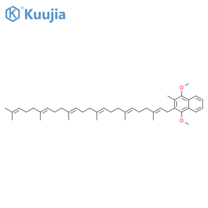 2-[(2E,6E,10E,14E,18E)-3,7,11,15,19,23-Hexamethyl-2,6,10,14,18,22-tetracosahexaen-1-yl]-1,4-dimethoxy-3-methylnaphthalene structure