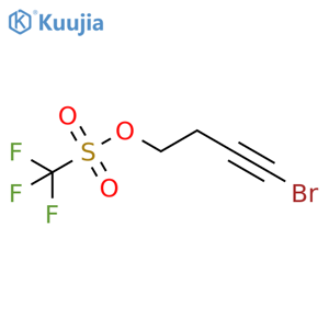 4-Bromo-3-butyn-1-yl 1,1,1-trifluoromethanesulfonate structure