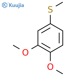 1,2-dimethoxy-4-methylsulfanylbenzene structure