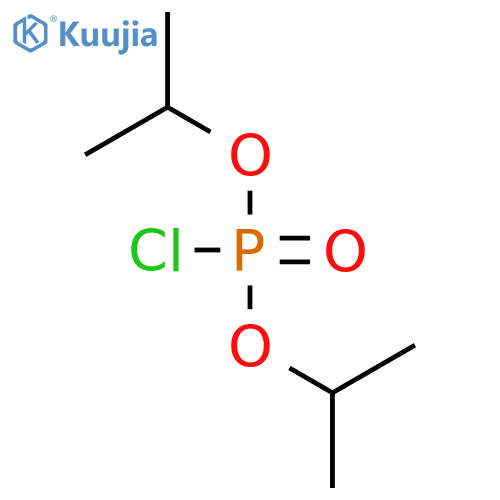 bis(propan-2-yl) phosphorochloridate structure