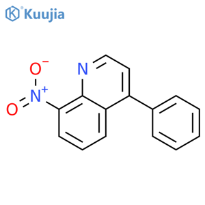 8-nitro-4-phenyl-quinoline structure