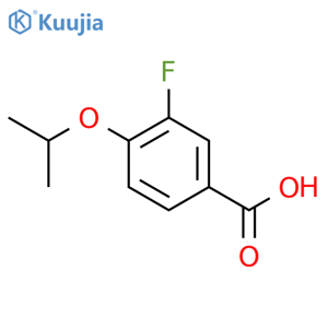 3-Fluoro-4-isopropoxybenzoic acid structure