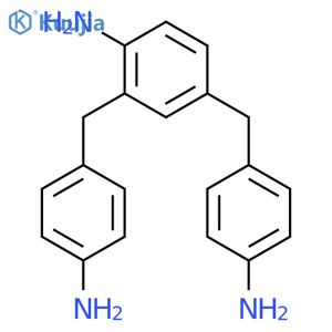 Benzenamine,2,4-bis[(4-aminophenyl)methyl]- structure