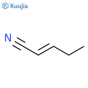 cis-2-Pentenenitrile structure