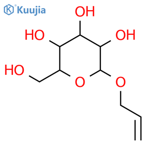 Allyl b-D-galactopyranoside structure