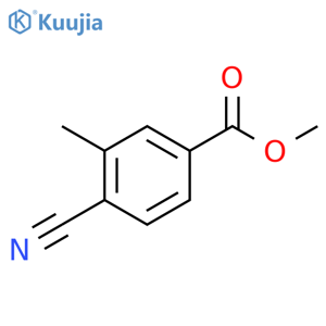 Methyl 4-cyano-3-methylbenzoate structure