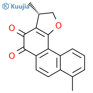 Phenanthro[4,3-b]furan-4,5-dione,2,3-dihydro-3,8-dimethyl-, (3S)- structure