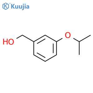 (3-isopropoxyphenyl)methanol structure