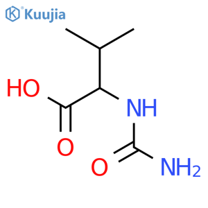 N-Carbamoyl-DL-valine structure