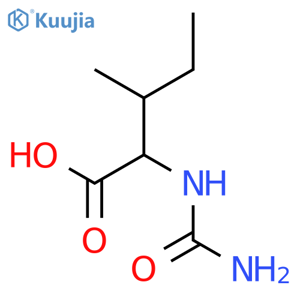 3-Methyl-2-ureido-pentanoic Acid structure