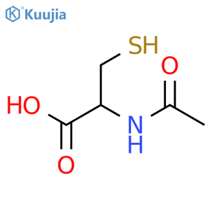 N-Acetyl-D-cysteine structure