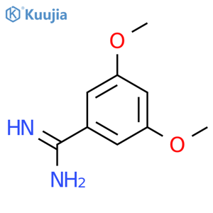 3,5-dimethoxybenzene-1-carboximidamide structure