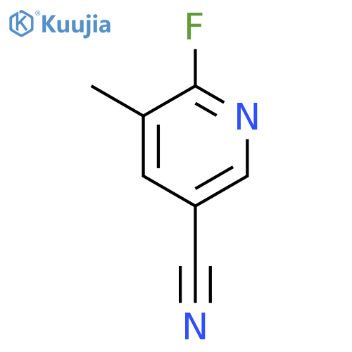 5-Cyano-2-fluoro-3-picoline structure