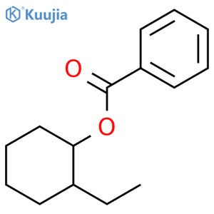 Cyclohexanol, 2-ethyl-, 1-benzoate structure