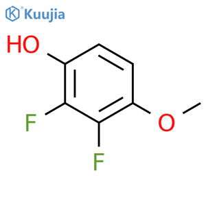 2,3-Difluoro-4-methoxyphenol structure