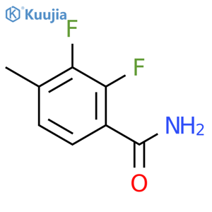 2,3-Difluoro-4-methylbenzamide structure