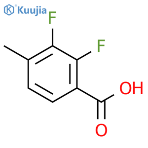 2,3-Difluoro-4-methylbenzoic acid structure