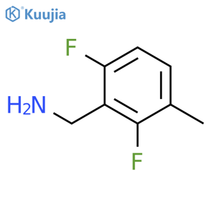 2,6-Difluoro-3-methylbenzylamine structure