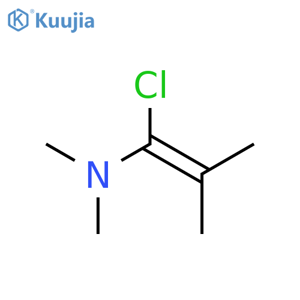 1-Chloro-N,N-2-trimethylpropenylamine (>90%) structure